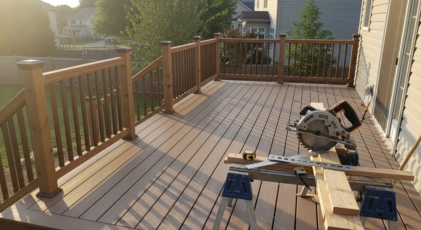 Custom deck and outdoor carpentry construction